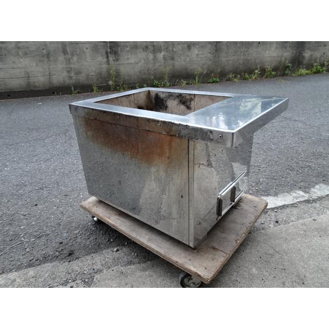 E0414SG@耐火レンガ炭火焼物器★W400xD600xH400★焼面積290×380★